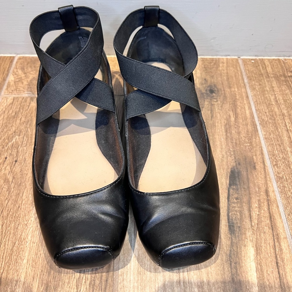 Ana Mercy Ballet Flats Black